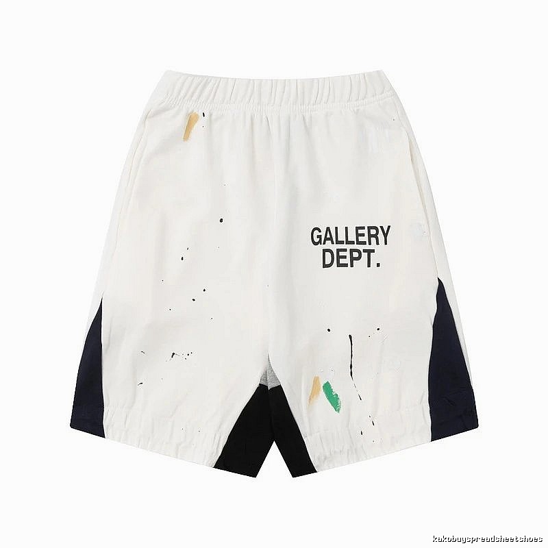 Gallery Dept. Graffiti Style White Shorts