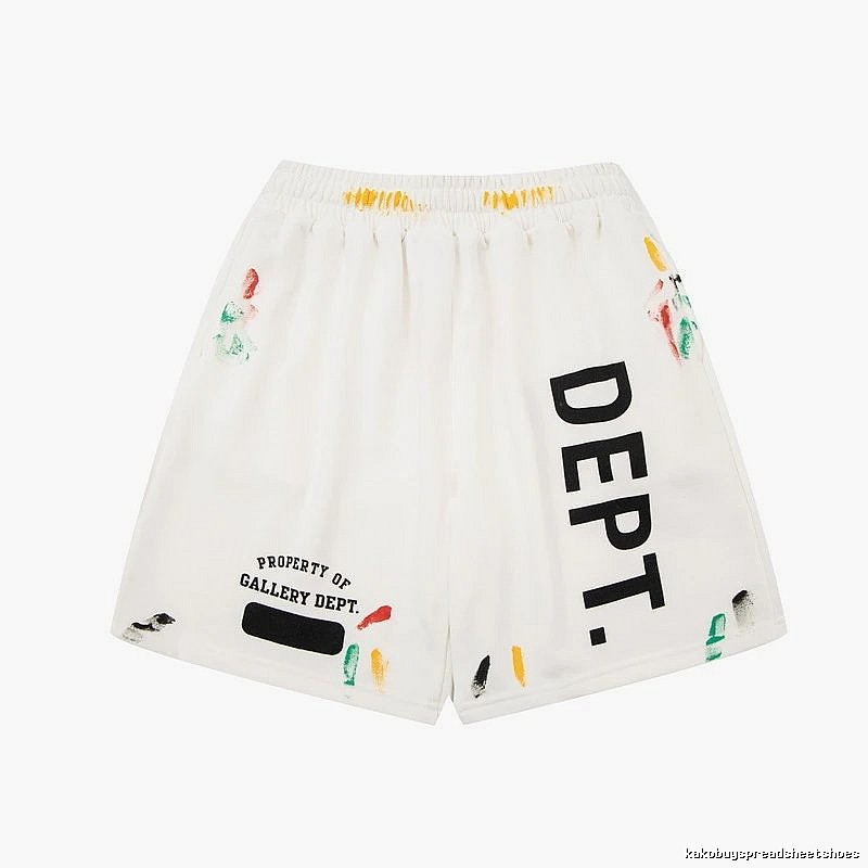 Gallery Dept graffiti-style white shorts