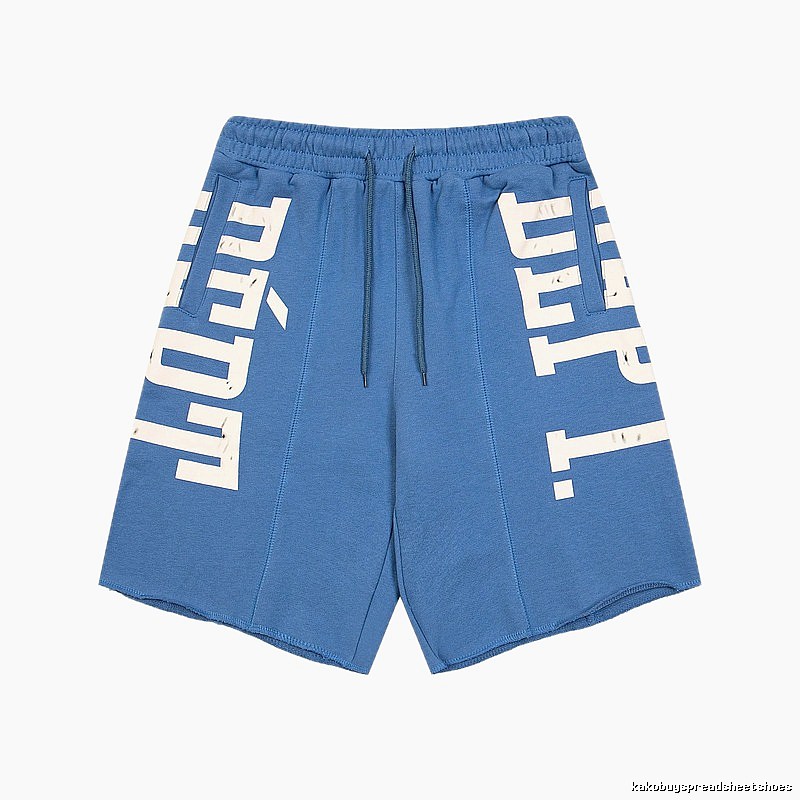 Gallery Dept. letter - printed blue shorts
