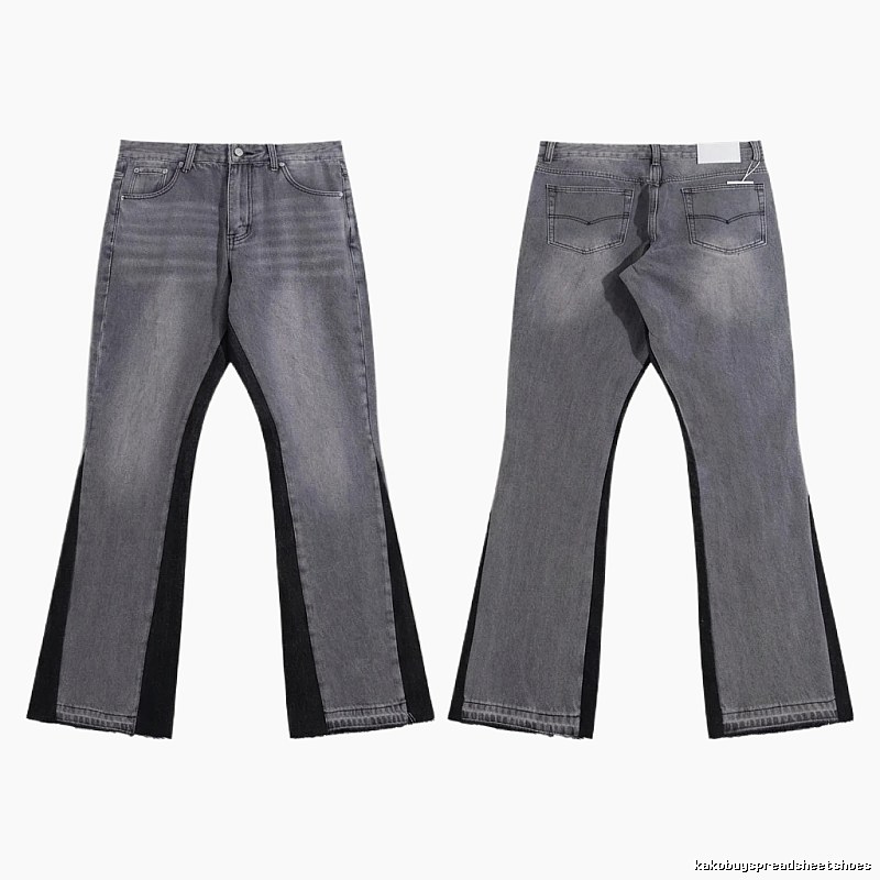 Gallery Dept patchwork grey-black jeans