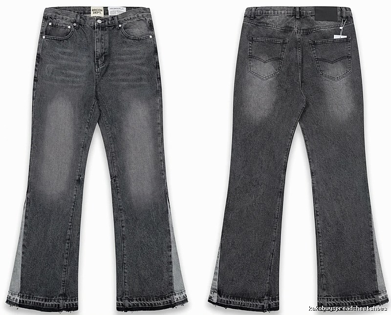 Gallery Dept. Ripped Retro Style Grey Pants