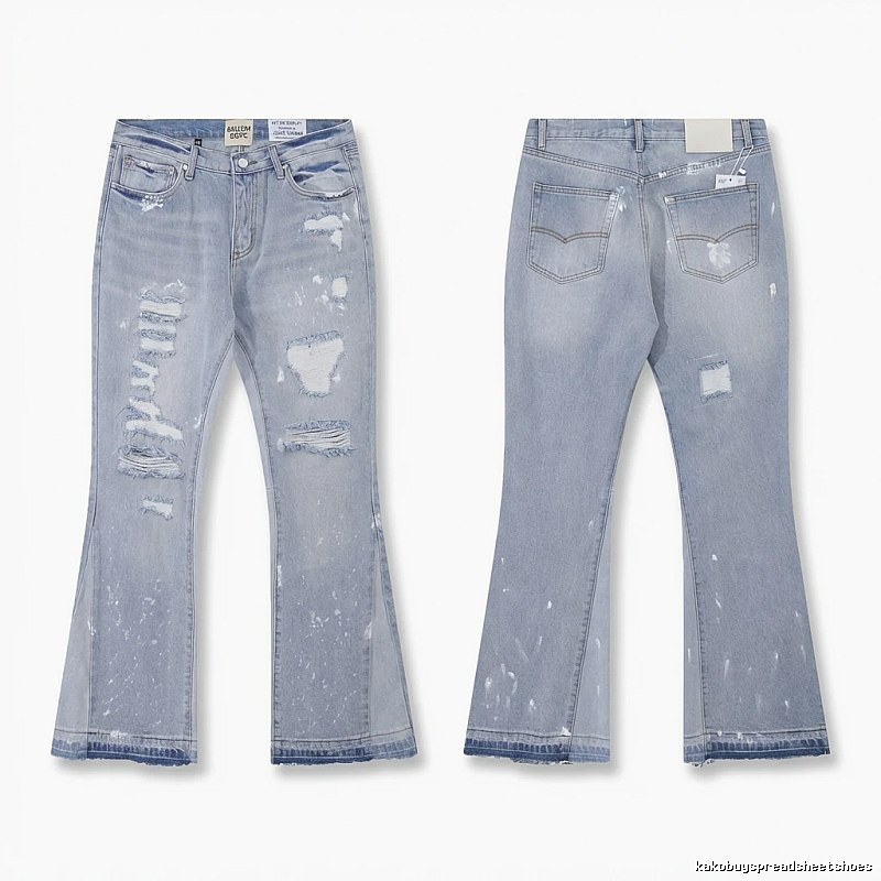 Gallery Dept Ripped Trendy Light Blue Jeans