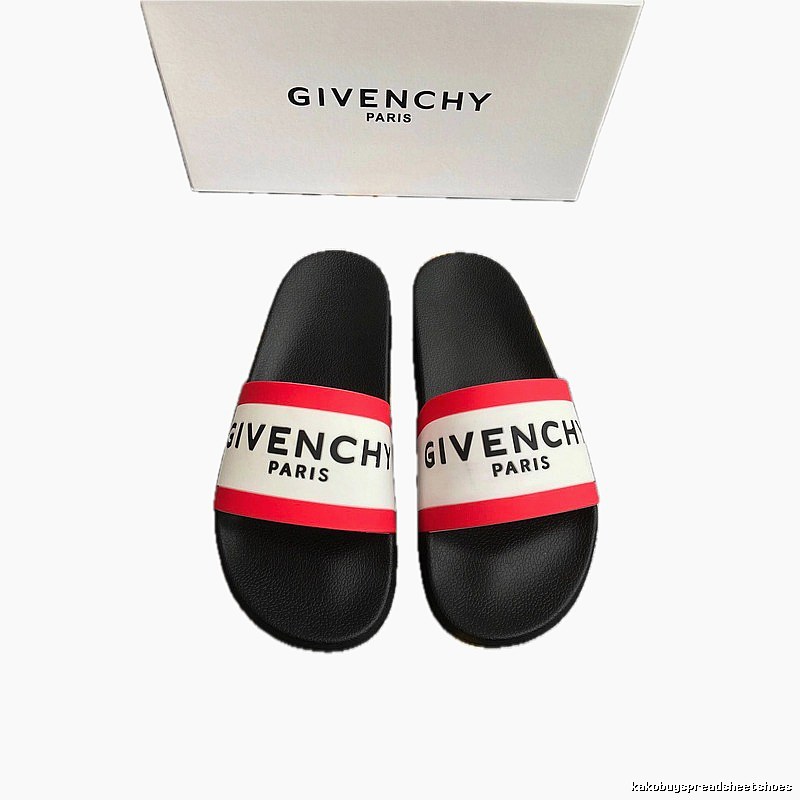 Givenchy Classic Logo Color-block Streetwear Slides