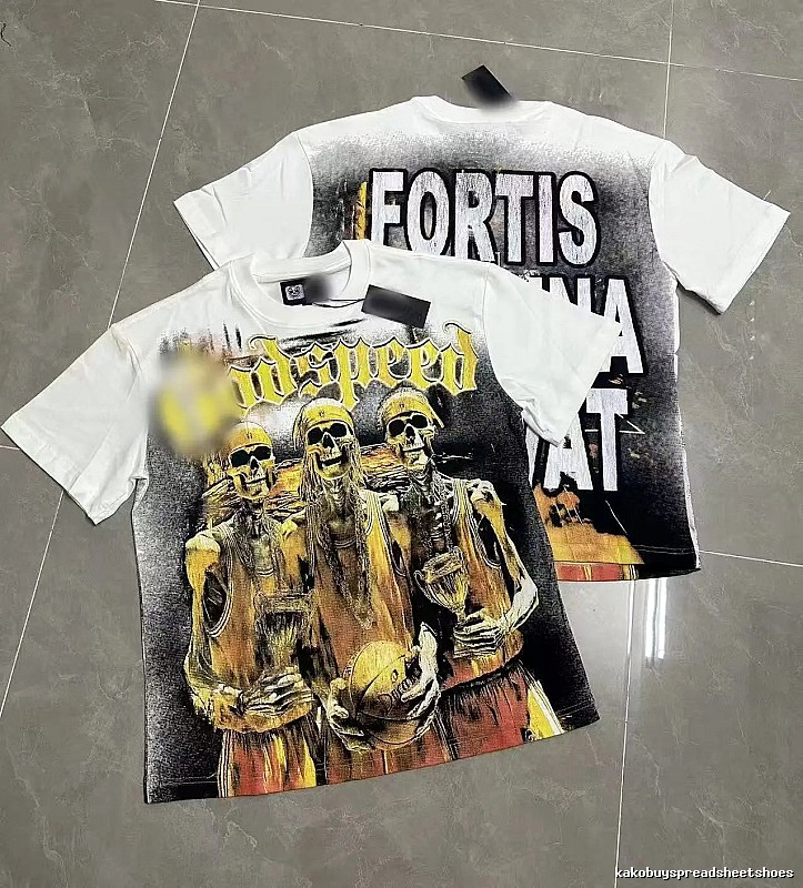 GOD Skull Basketball Street Style White T-Shirt