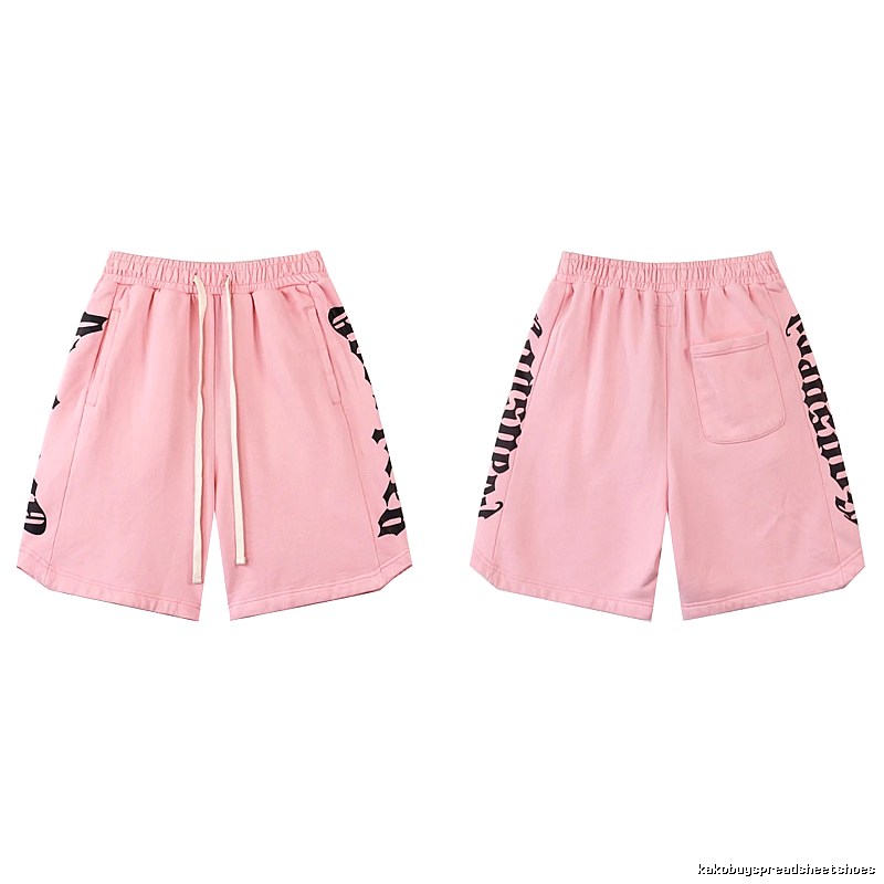 Godspeed Gothic Print Street Style Pink Shorts