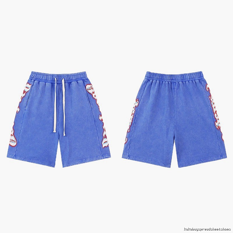 Godspeed Printed Street Style Blue Shorts