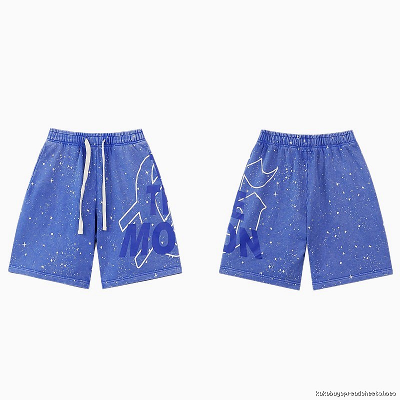 Godspeed Starry Sky Street Style Blue Shorts