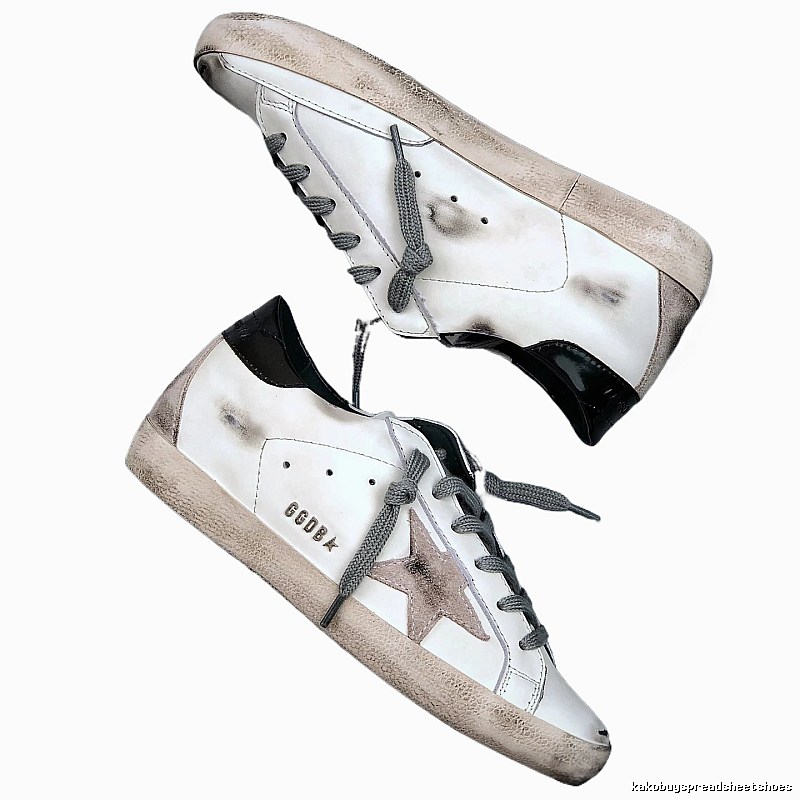 Golden Goose Dirty Star Retro White and Black