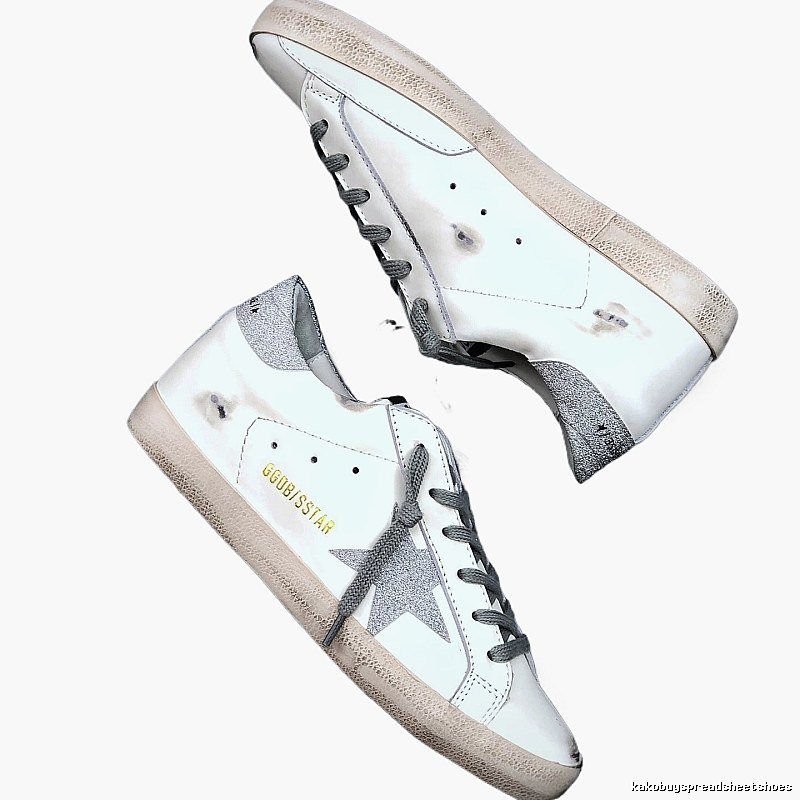 Golden Goose Dirty Vintage White Sneakers