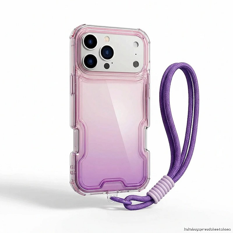 Gradient and Transparent Style iPhone Case for Trendy Brands