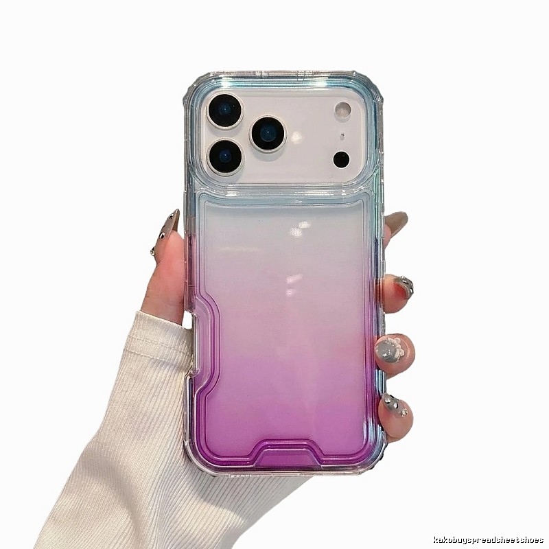 Gradient transparent iPhone case