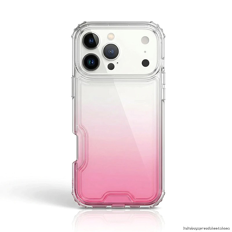 Gradual - change - style iPhone pink case of trendy brand