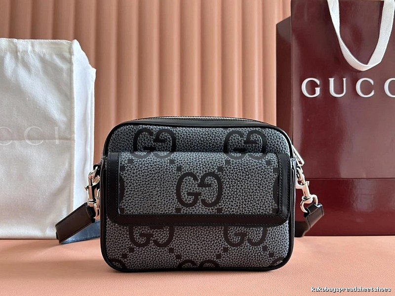 Gucci Camera crossbody bag Brown Black GG