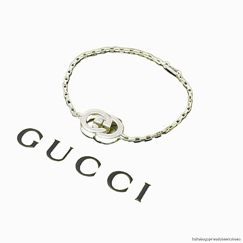 Gucci Double G Sterling Silver Bracelet