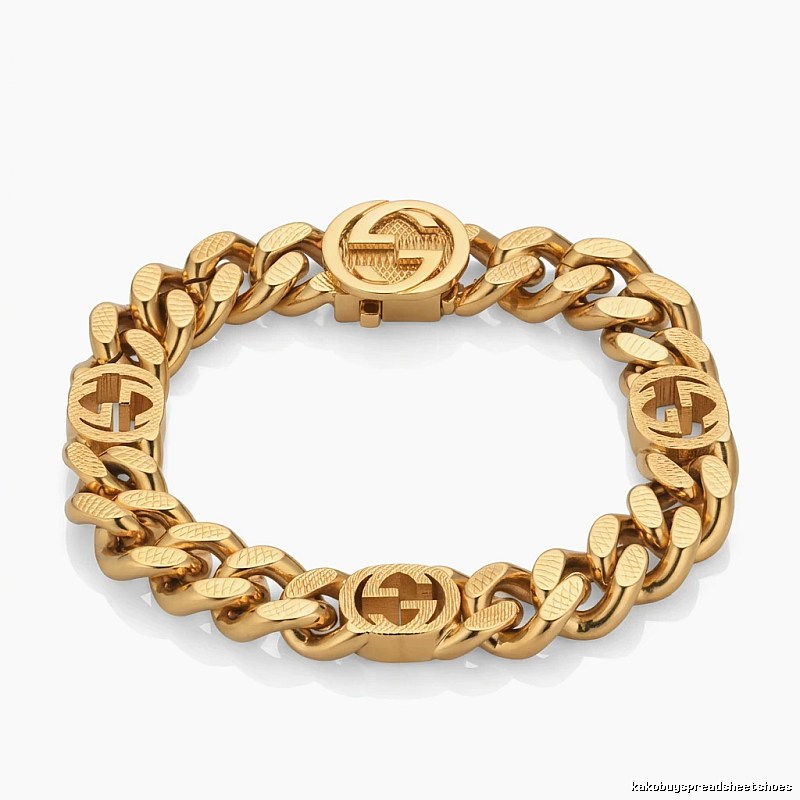 Gucci golden retro-style bracelet