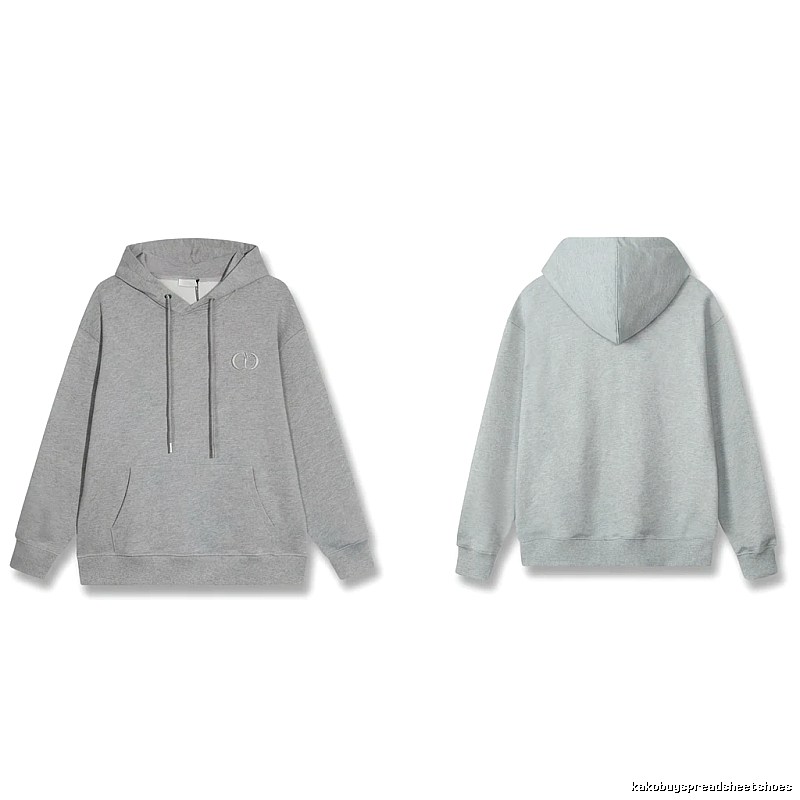Gucci minimalist style grey hoodie