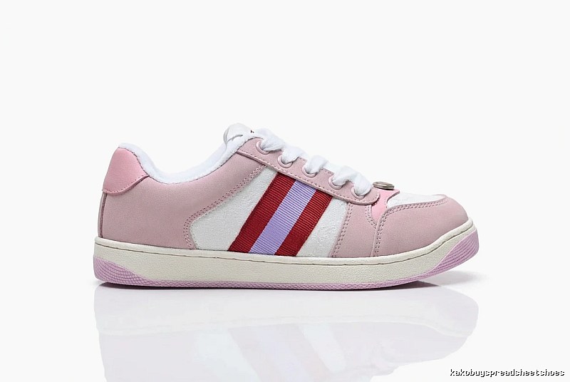 Gucci pink retro-style sports shoes