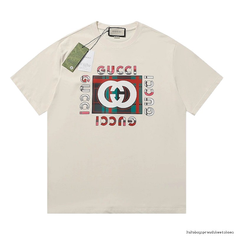 Gucci printed fashion white T-shirt