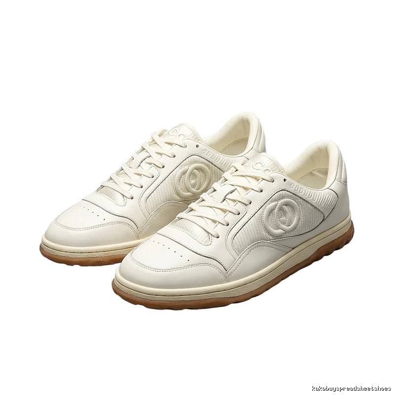 Gucci retro-style white sneakers
