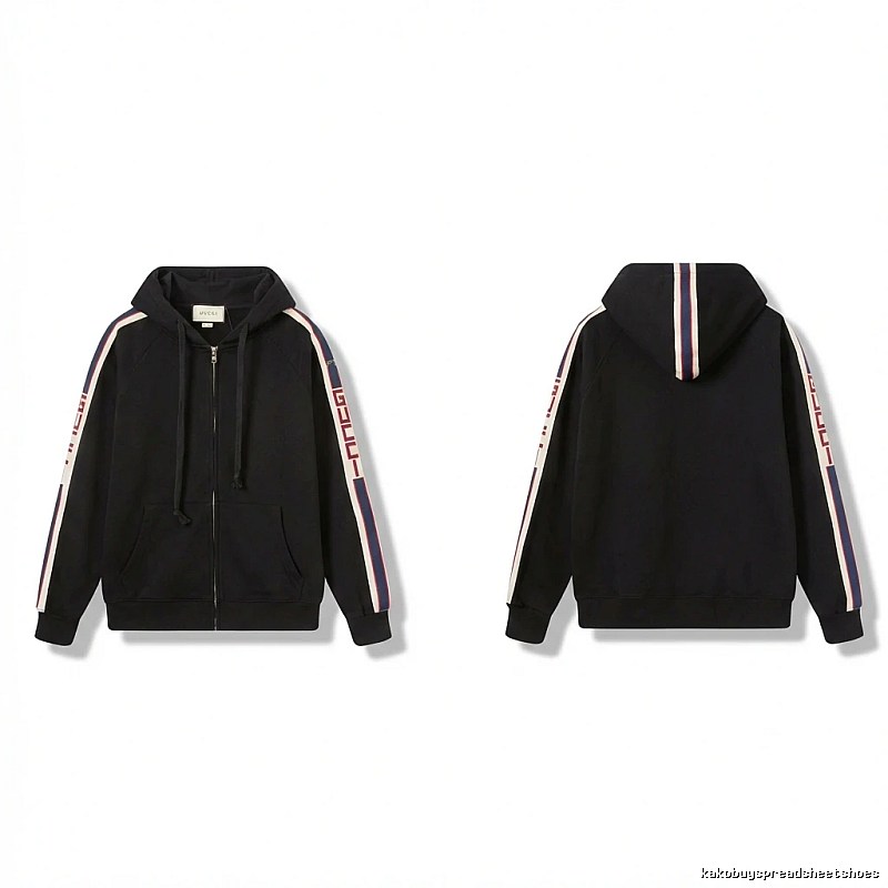 Gucci striped fashionable black sweatshirt