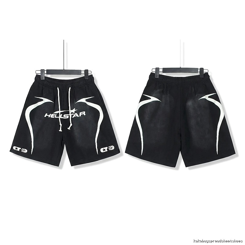 Hellstar dark style black shorts