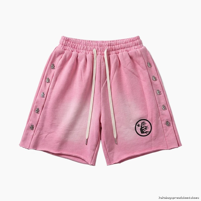 Hellstar dark style pink shorts