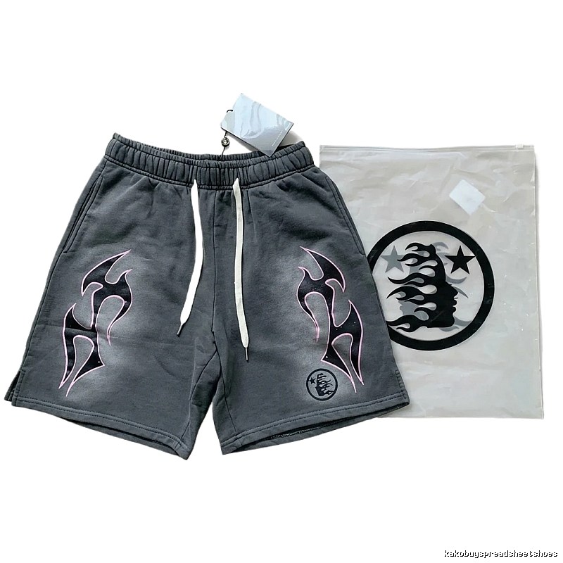 Hellstar Flame Wind Ash Shorts