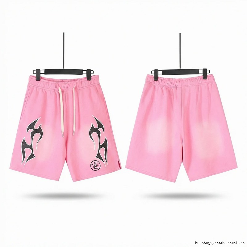 Hellstar Flame Wind Pink Shorts