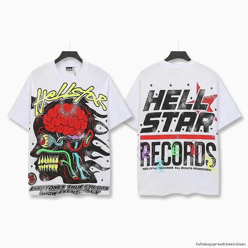 Hellstar Graffiti Style White T-shirt