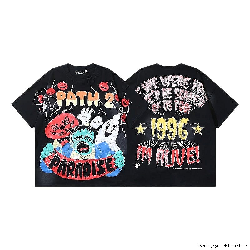 Hellstar Halloween Vintage Style Black T-Shirt