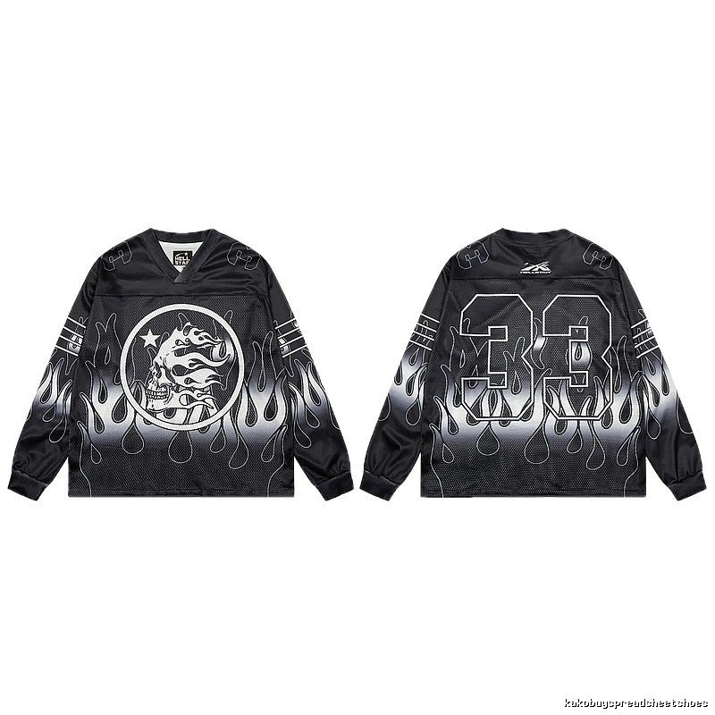 Hellstar Skull Flame High Street Black Jersey