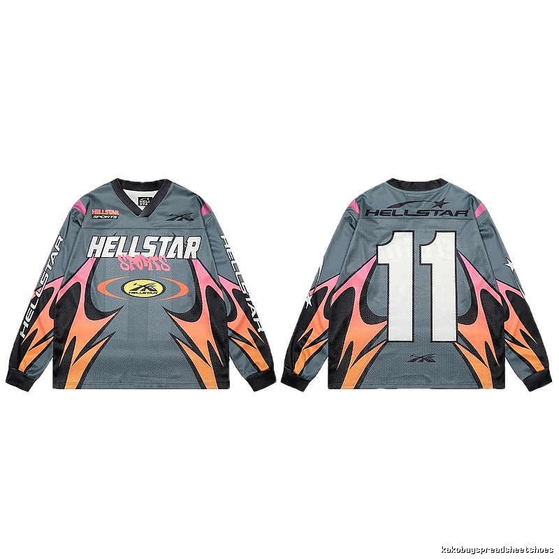 Hellstar Sports Series Vintage Color-blocked Jersey