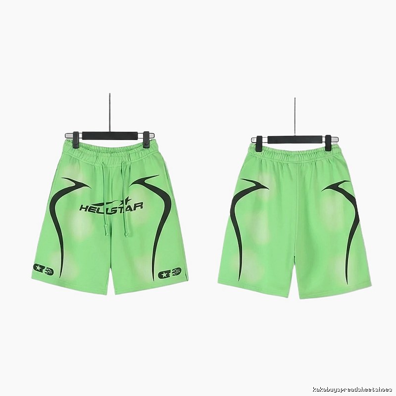 Hellstar Trendy Fluorescent Green Shorts