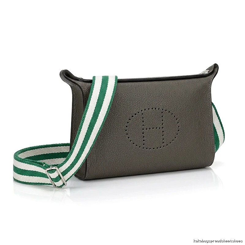 Hermes Constance retro-style grey bag