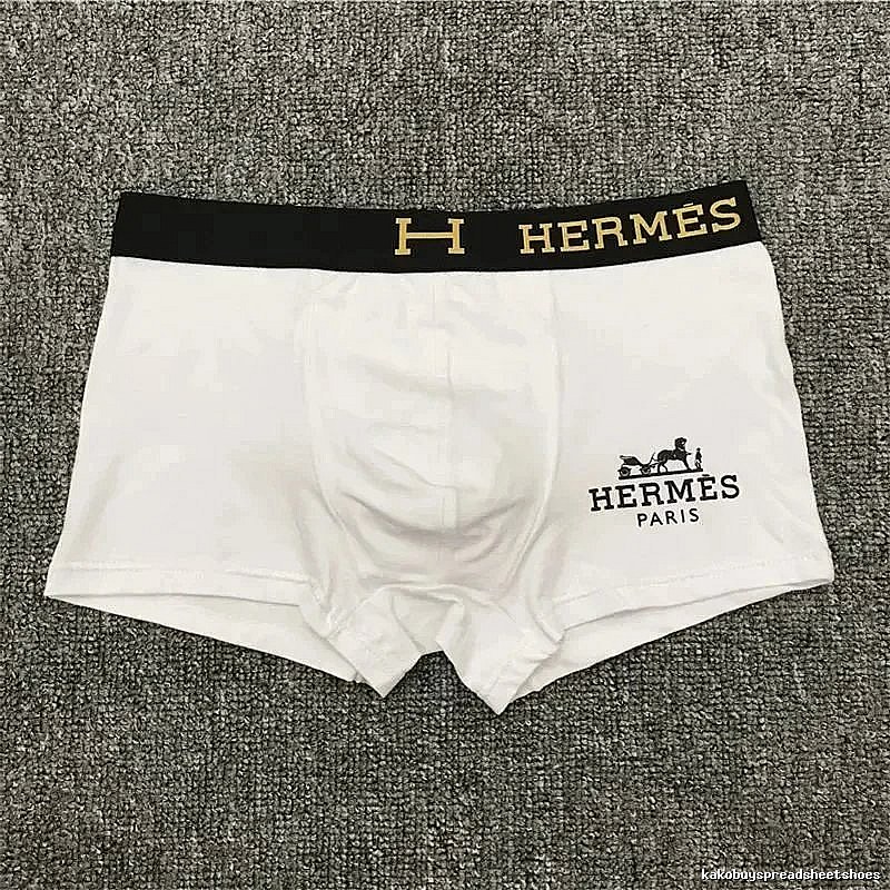 Hermes Travel Logo boxer briefs Black Boxer Briefs with Modern Look