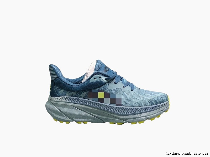 HOKA retro-style blue running shoes