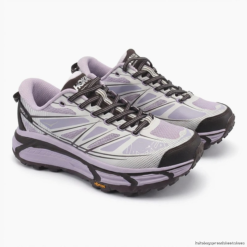 HOKA Trail Running Shoes in Grey-Purple