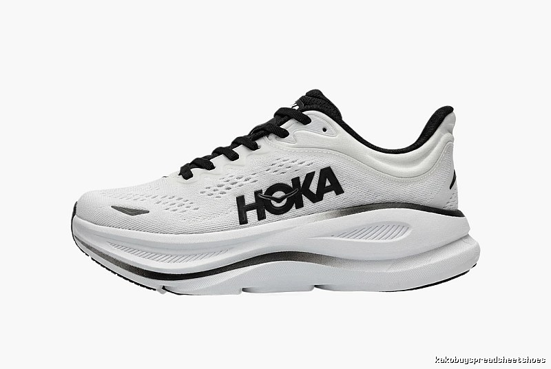 HOKA trendy brand black and white sports shoes