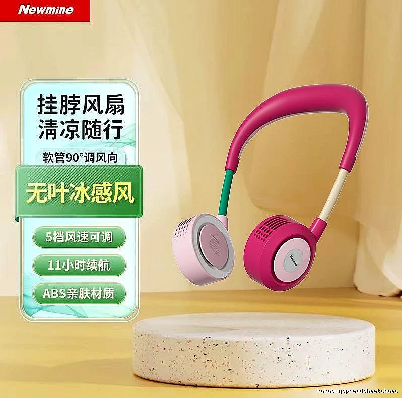 Honeywell Travel Kids Neck Fan For Hands-free Cooling Strawberry Print