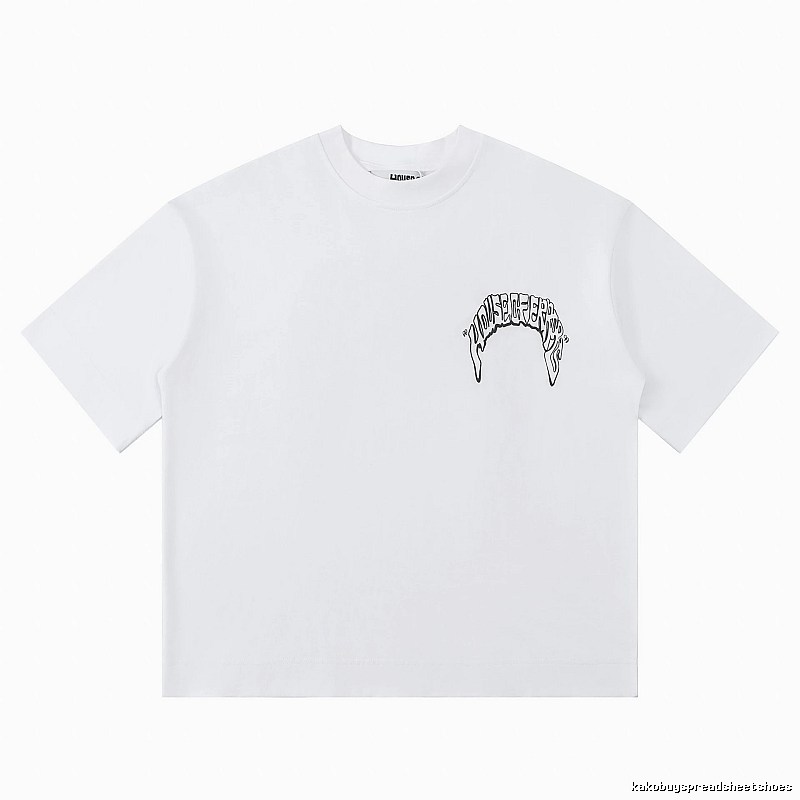 House of Errors Trendy White Short-sleeve Shirt