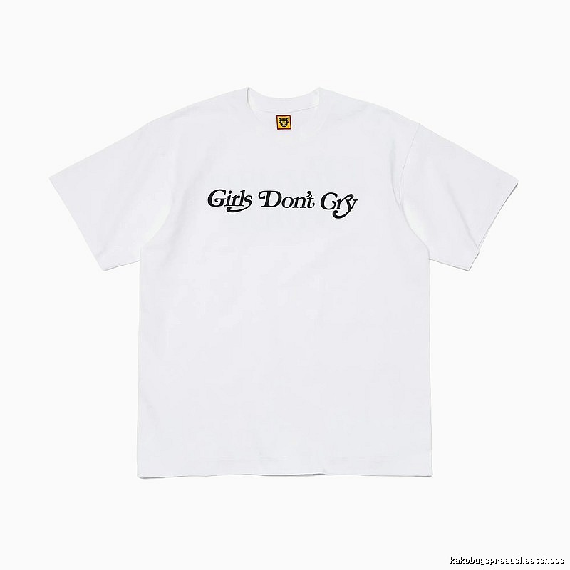 HUMAN MADE Co-branded Japanese Streetwear White Printed T-Shirt