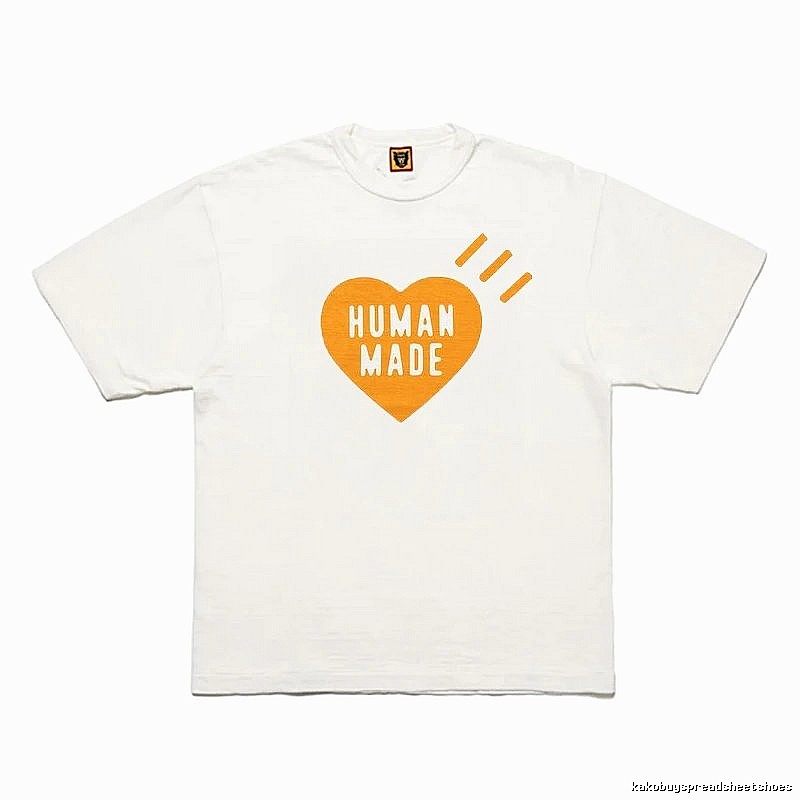 Human Made Compact Heart logo T-shirt Black Green Human for Smart Casual Looks