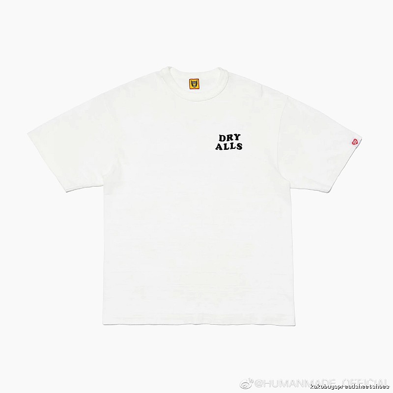 HUMAN MADE EDRYALLS Japanese Streetwear White Short Sleeve T-Shirt