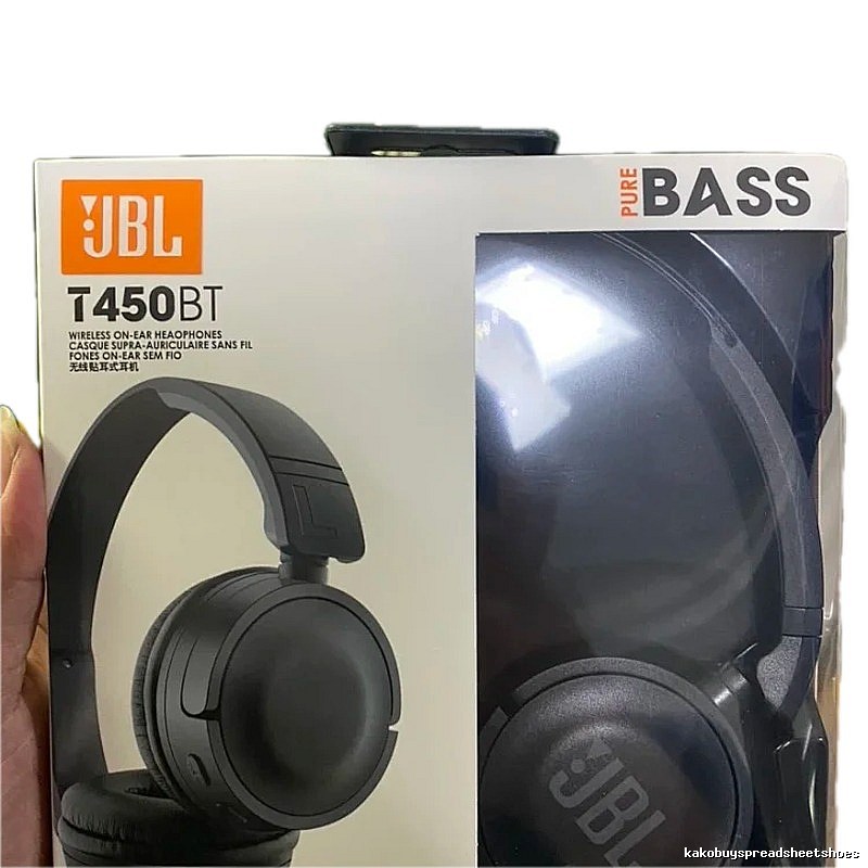 JBL Tune 450BT Wireless Headphones in Black