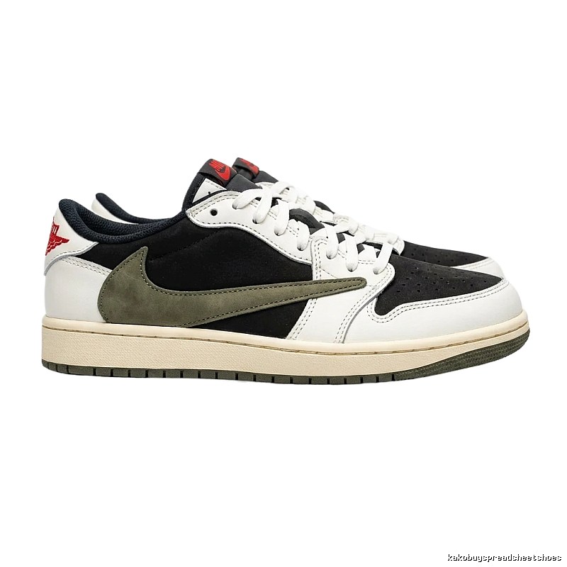 Jordan AJ1 Black and White Retro Sneakers
