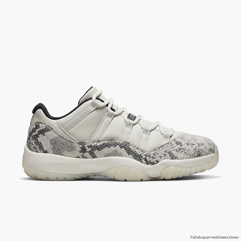 Jordan AJ11 Snake Skin Retro Style Athletic Shoes