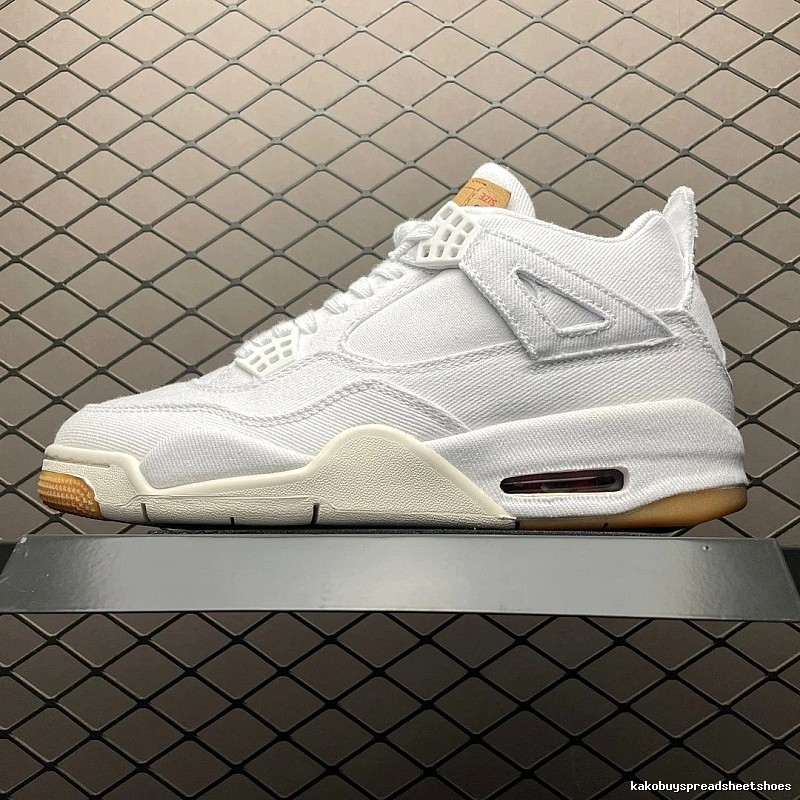 Jordan Basketball High-Tops, White and Gum and Perforated Toe