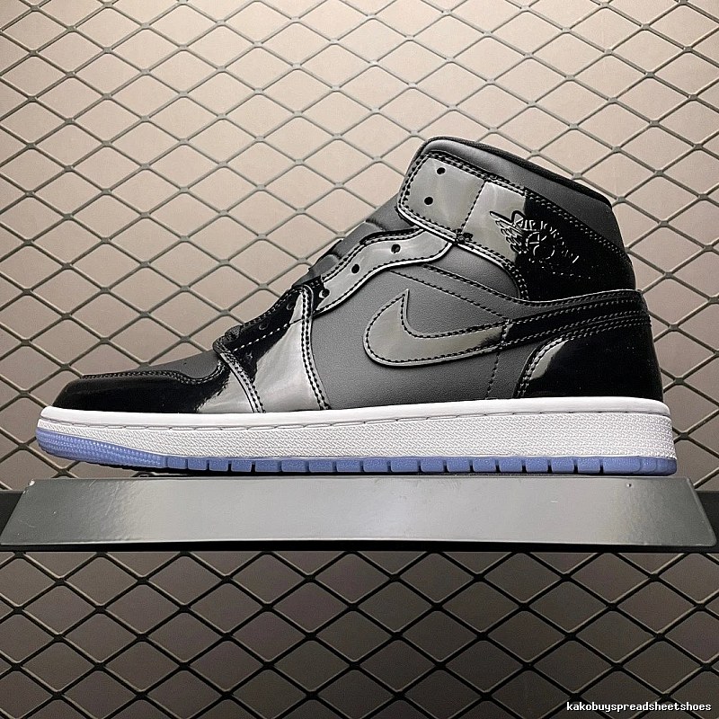 Jordan Black and Gray Contrast Midsole Basketball High-Tops
