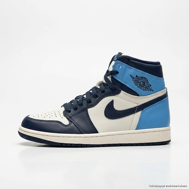 Jordan retro blue and white sports shoes