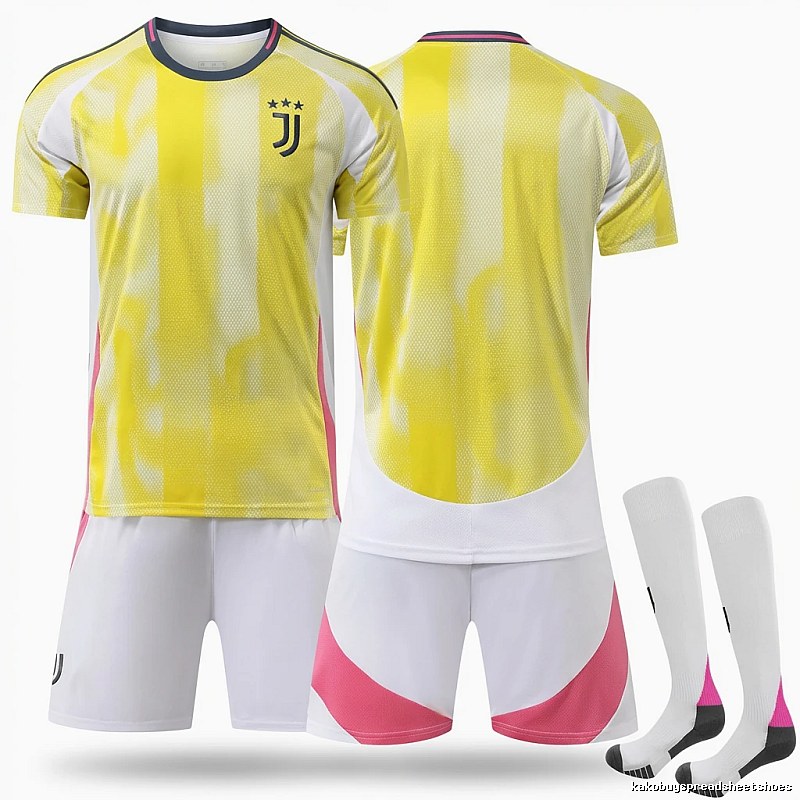 Juventus Yellow and White Trendy Brand Jersey